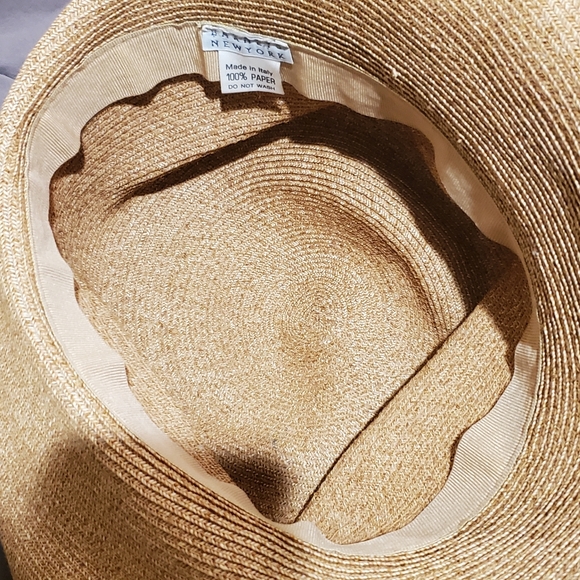 Classy Paper Straw Hat from Barney's NY - Picture 5 of 9